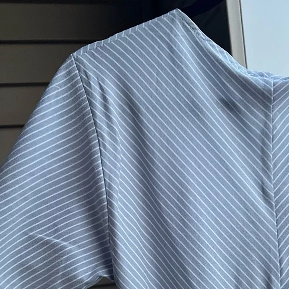 🆕BuddyLove Ilene Striped Cropped Jumpsuit XS Blue White Summer Boho Resort Wear - Picture 12 of 16